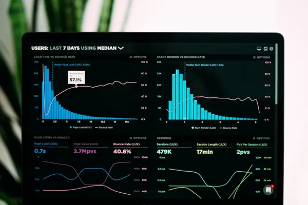 PPC campaign performance data and ROAS metrics on screen
