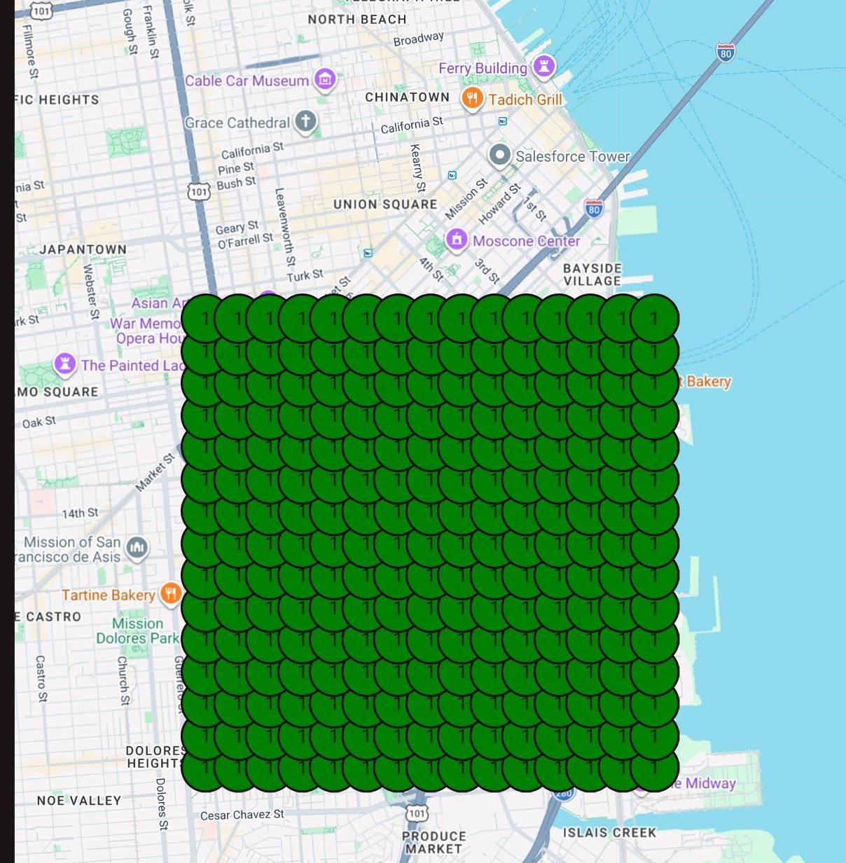 After: San Francisco rankings showing #1 positions